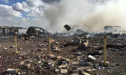 Explota el mayor mercado de pirotecnia mexicano